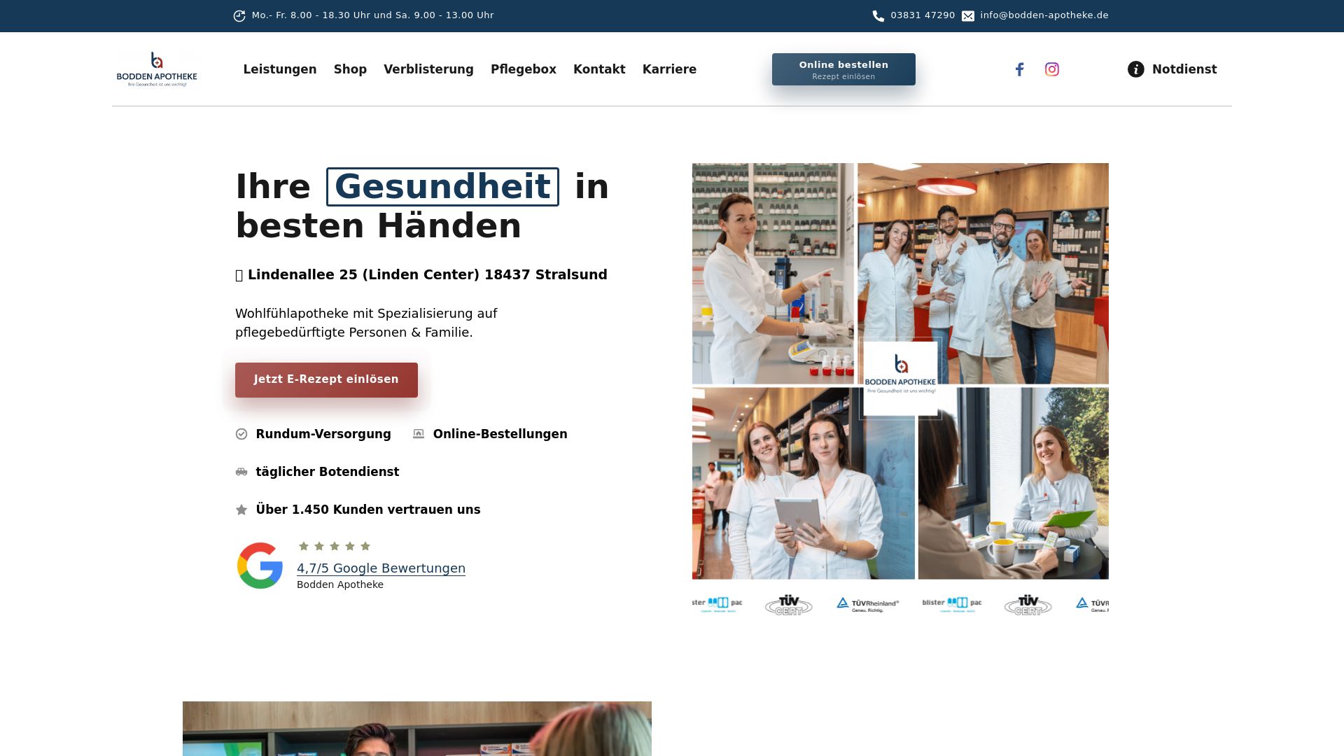 Bodden-Apotheke Stralsund