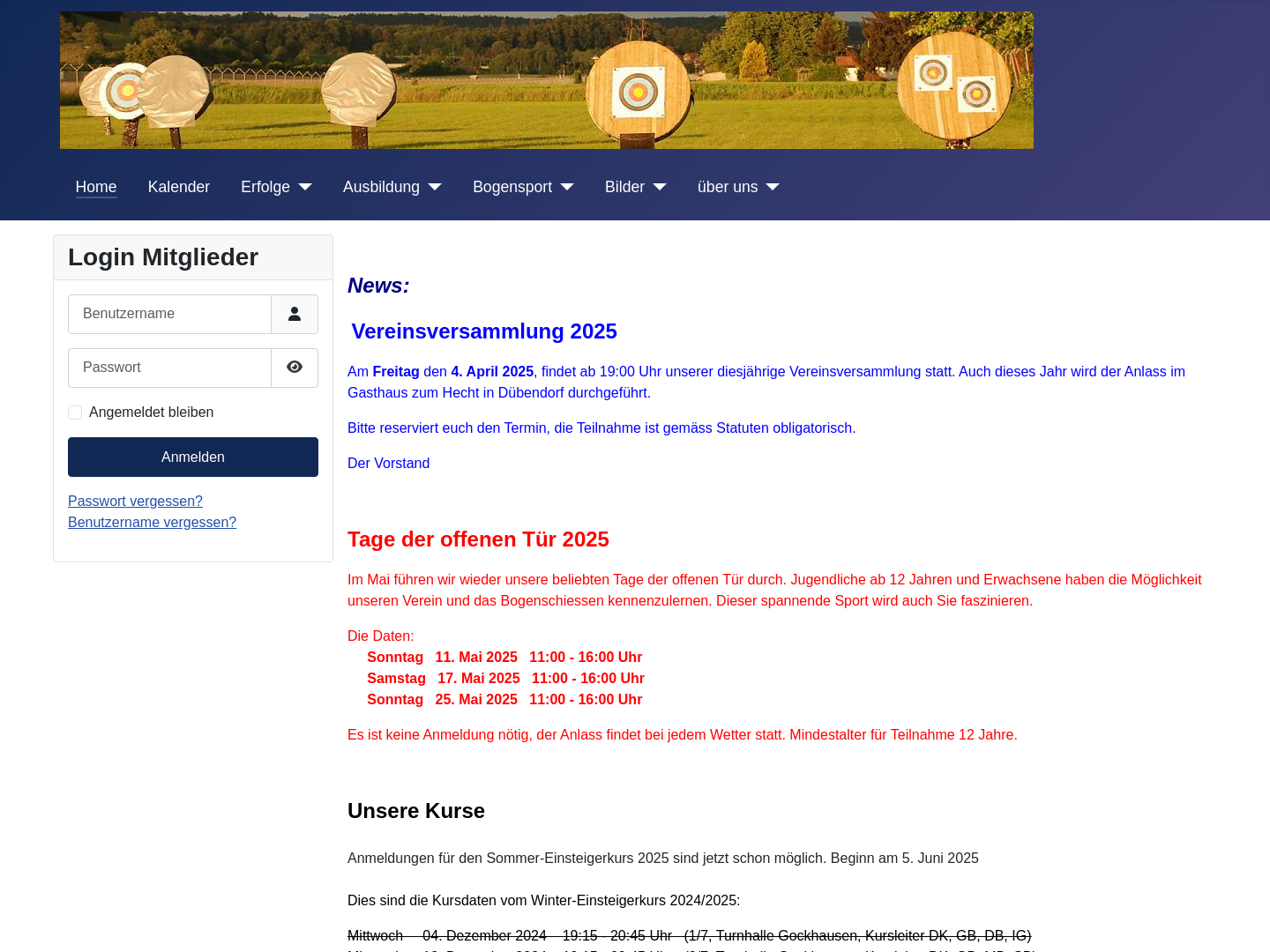 Bogenschützen Dübendorf