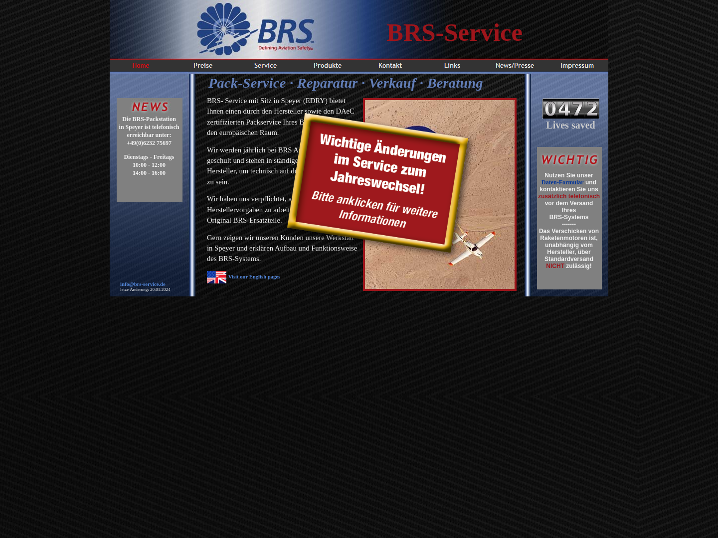 BRS Ballistic Recovery Systems, Inh. Nicoal Kreimeier