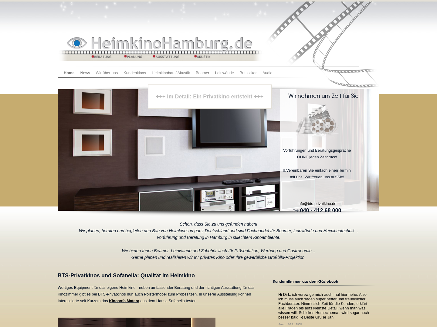BTS-Privatkinos, Dirk Elissat