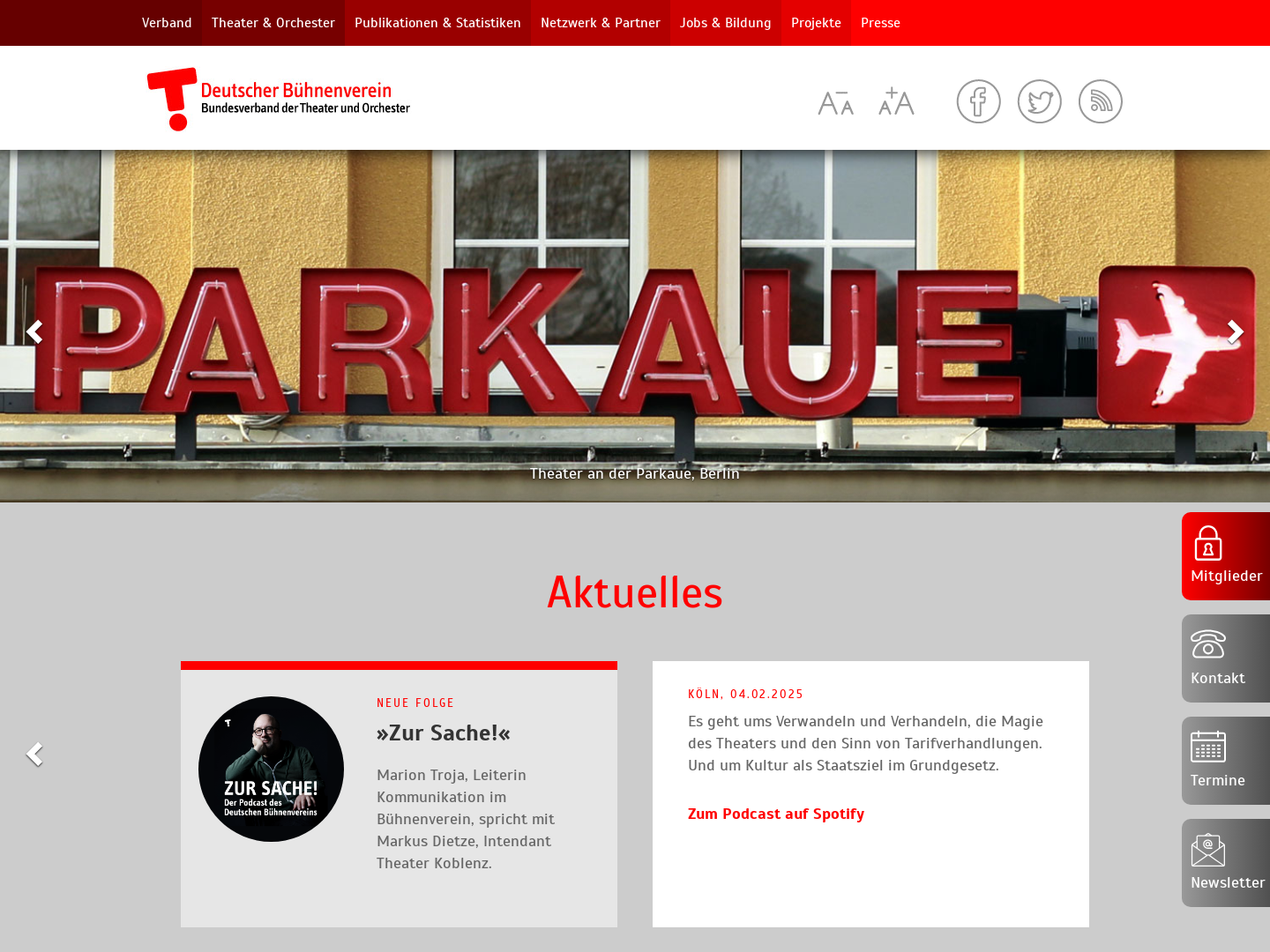 Deutscher Bühnenverein - Bundesverband der Theater und Orchester