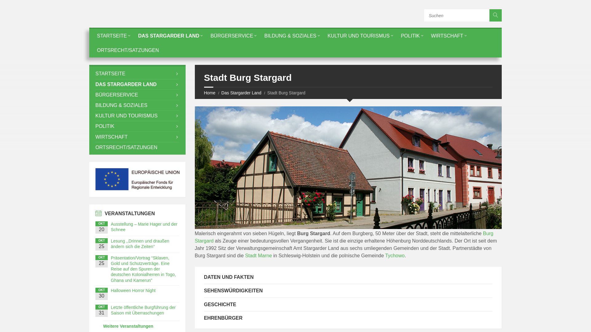 Stadt Burg Stargard