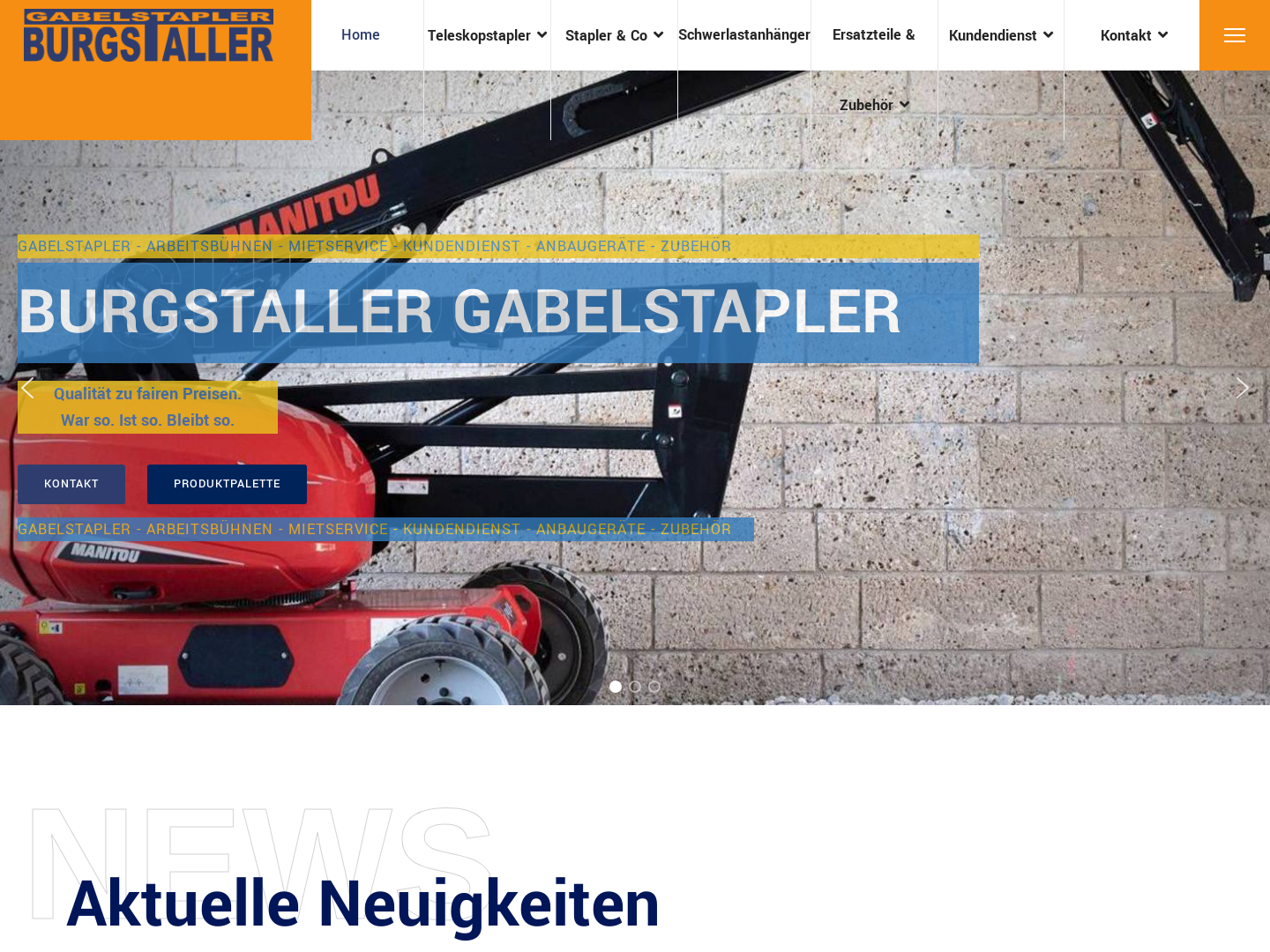 Gabelstapler Paul Burgstaller