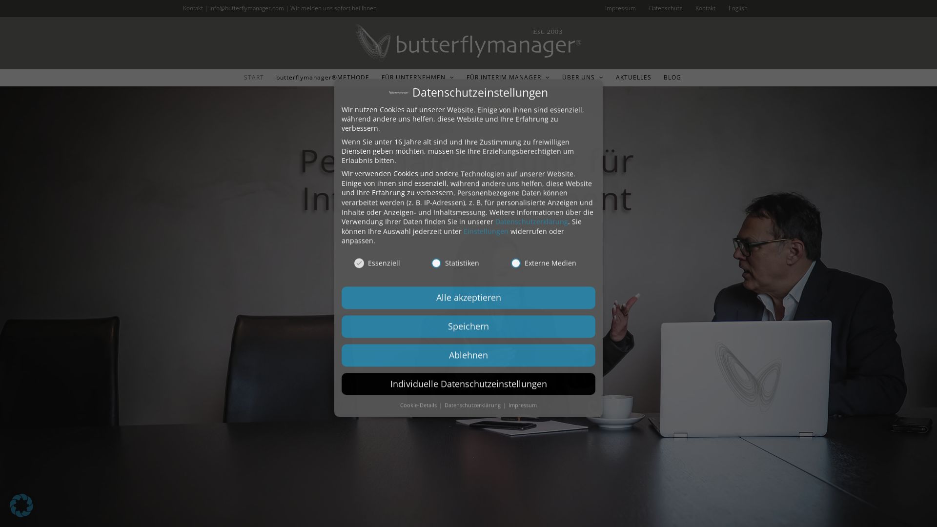 Butterflymanager GmbH - Executive Interim Management
