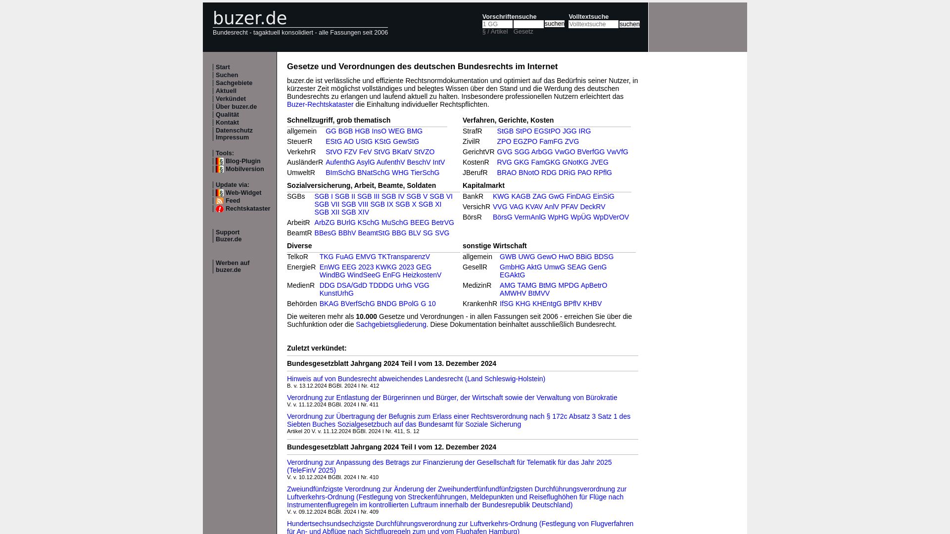 Aktuelle und historische Fassungen des HGB