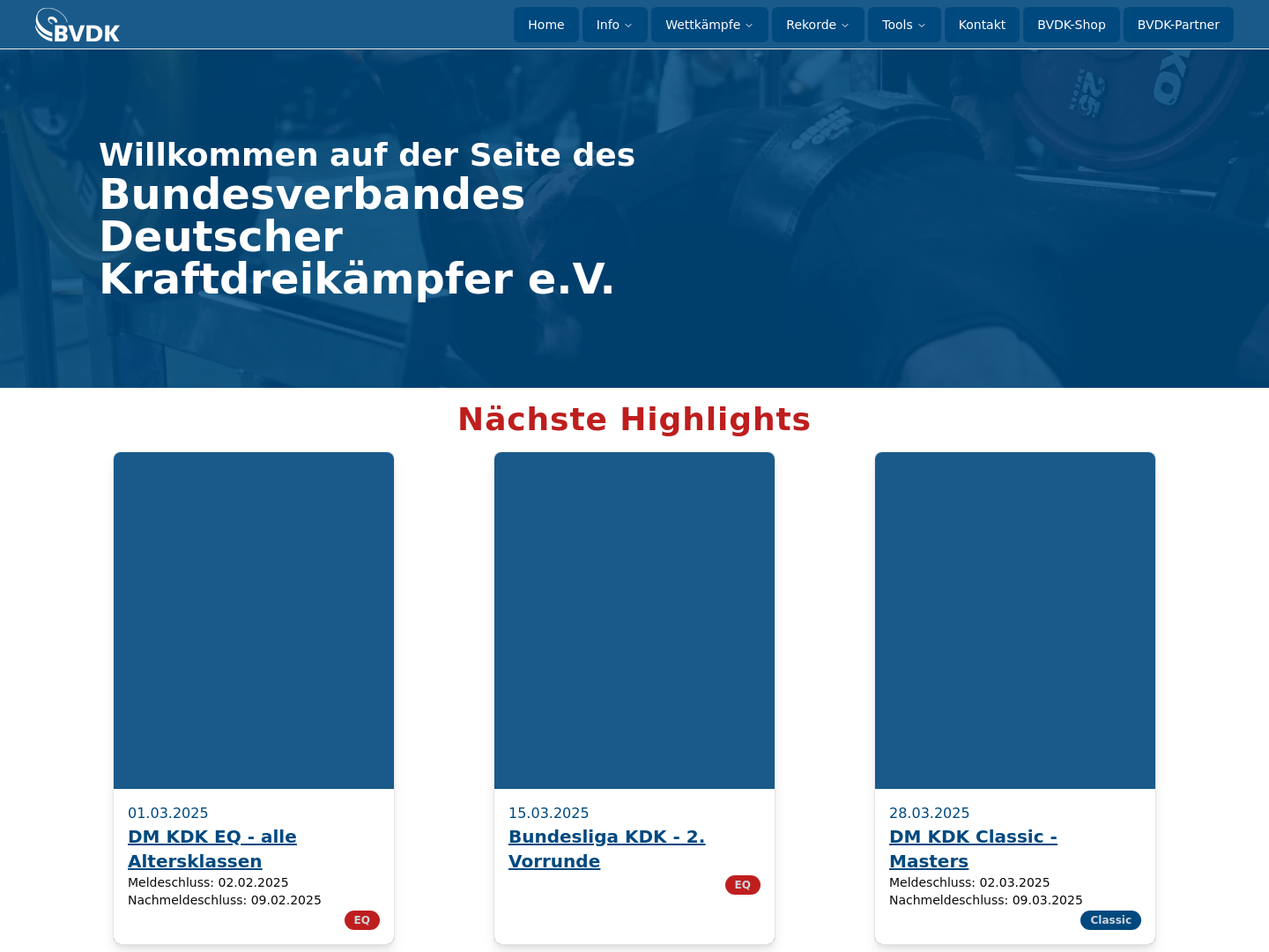 Bundesverband Deutscher Kraftdreikämpfer (BVDK)