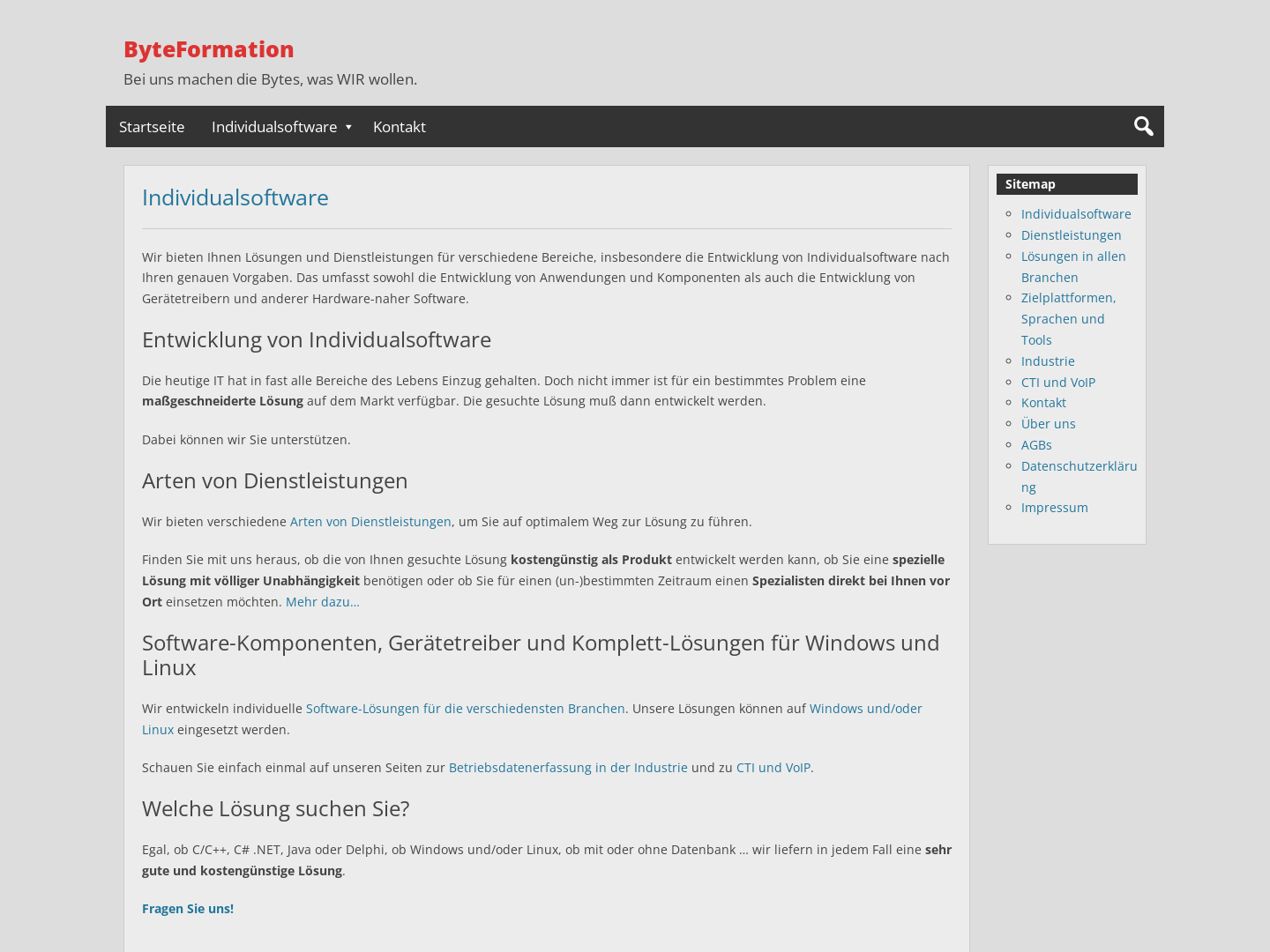 ByteFormation