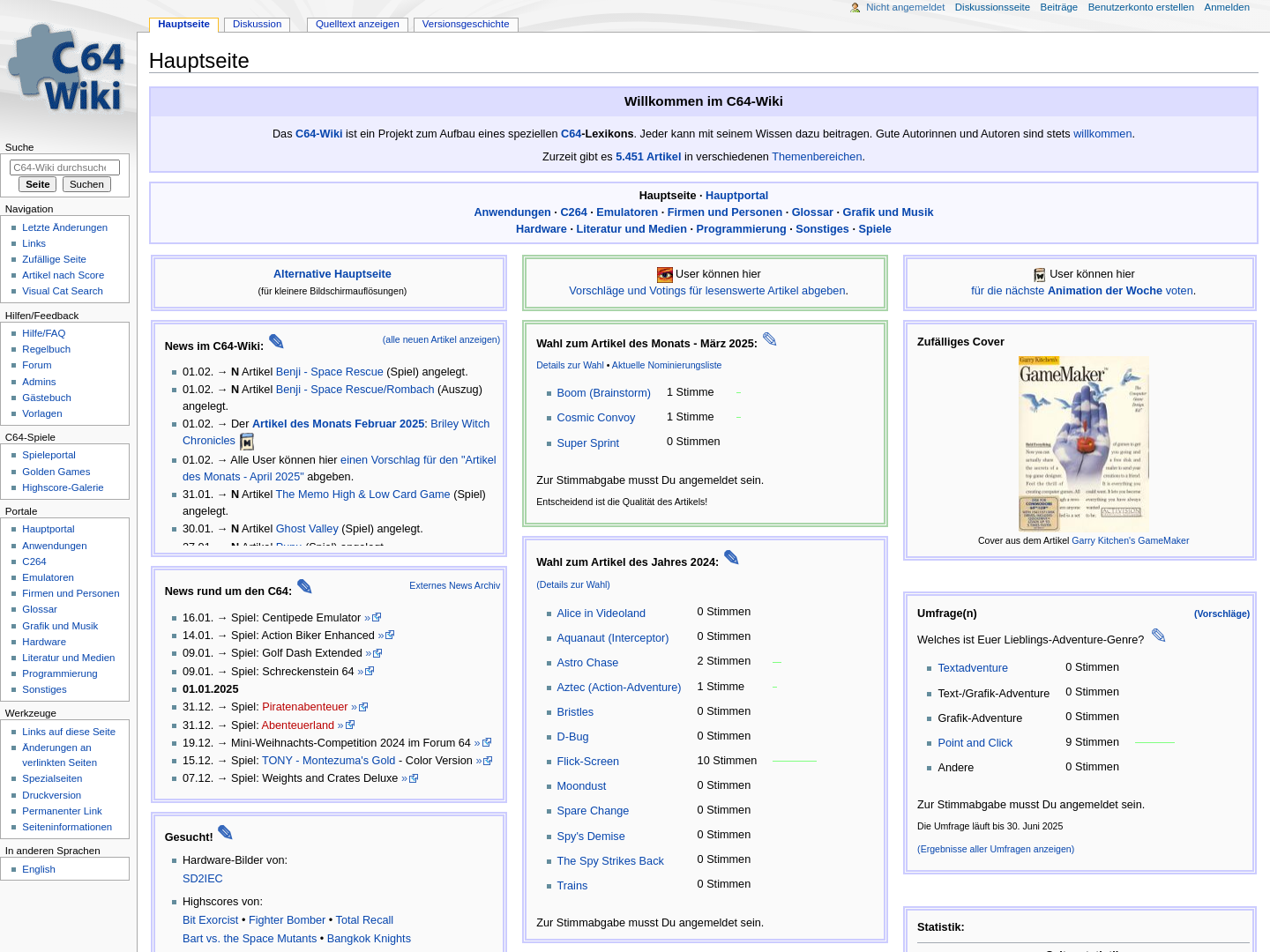 Privater Wiki über den C64