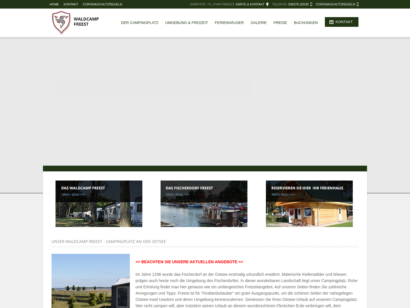 Campingplatz Waldcamp-Freest