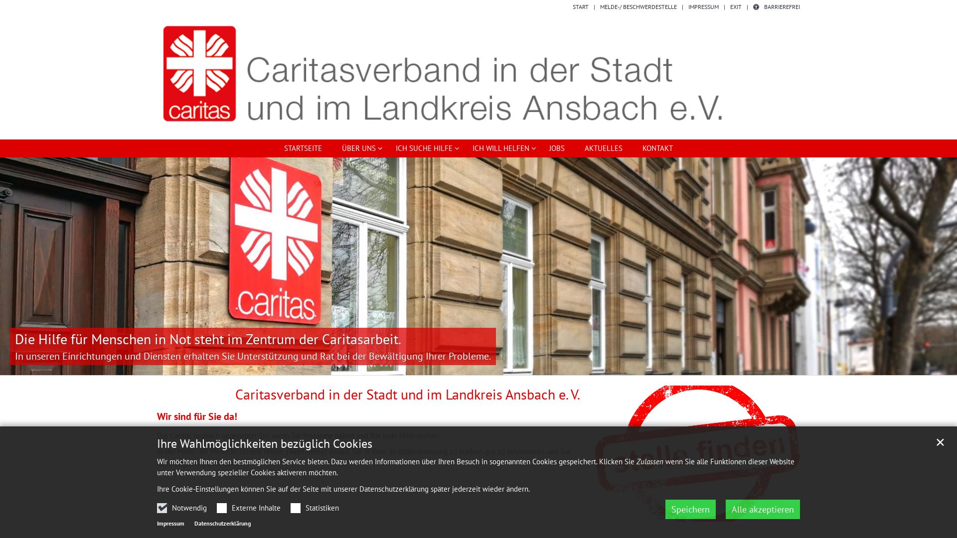 Willkommen beim Caritasverband Ansbach