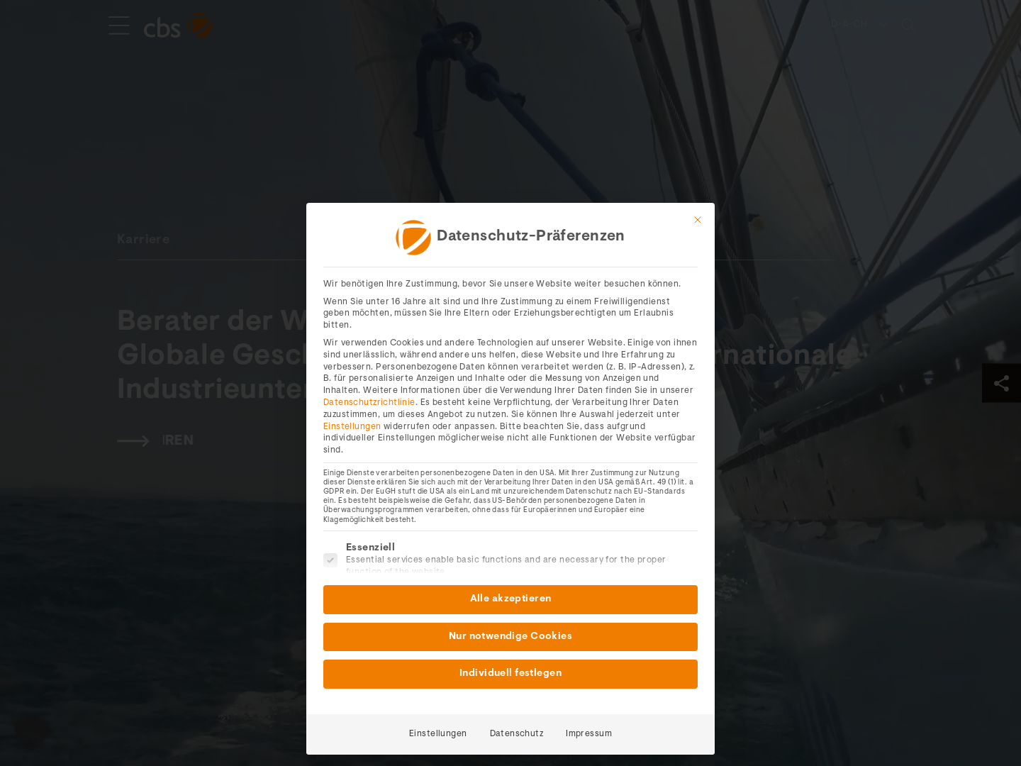 Cbs Corporate Business Solutions Unternehmensberatung GmbH