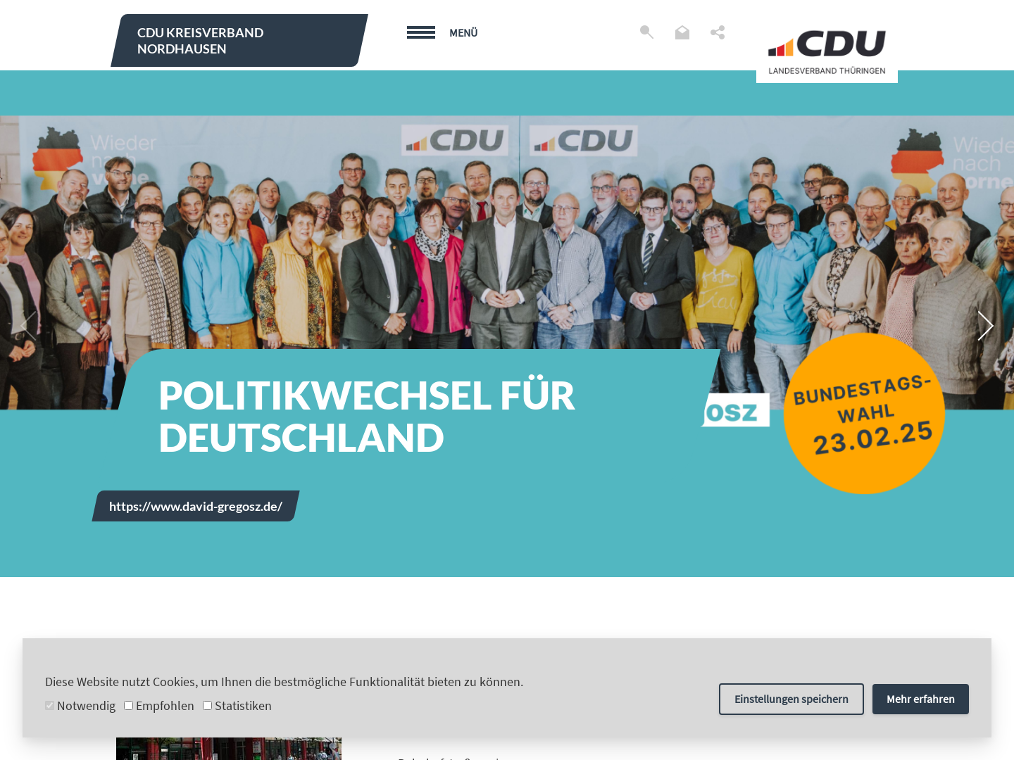 CDU-Kreisverband Nordhausen