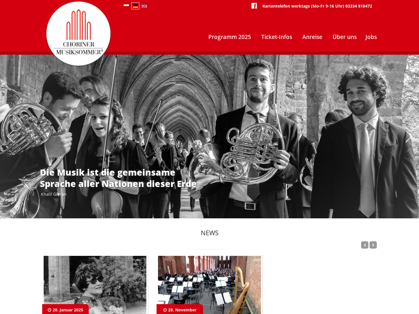 Choriner Musiksommer e.V.