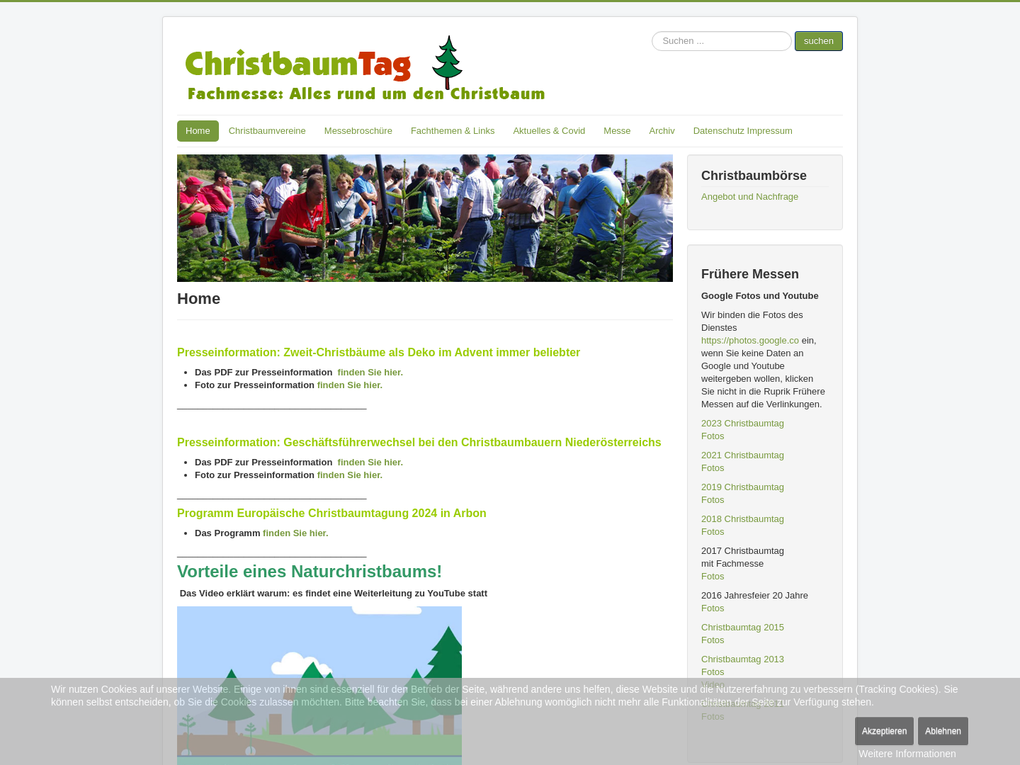 Österreichischer Christbaumtag - ARGE Nö. Christbaum- und Schmuckreisigproduzenten