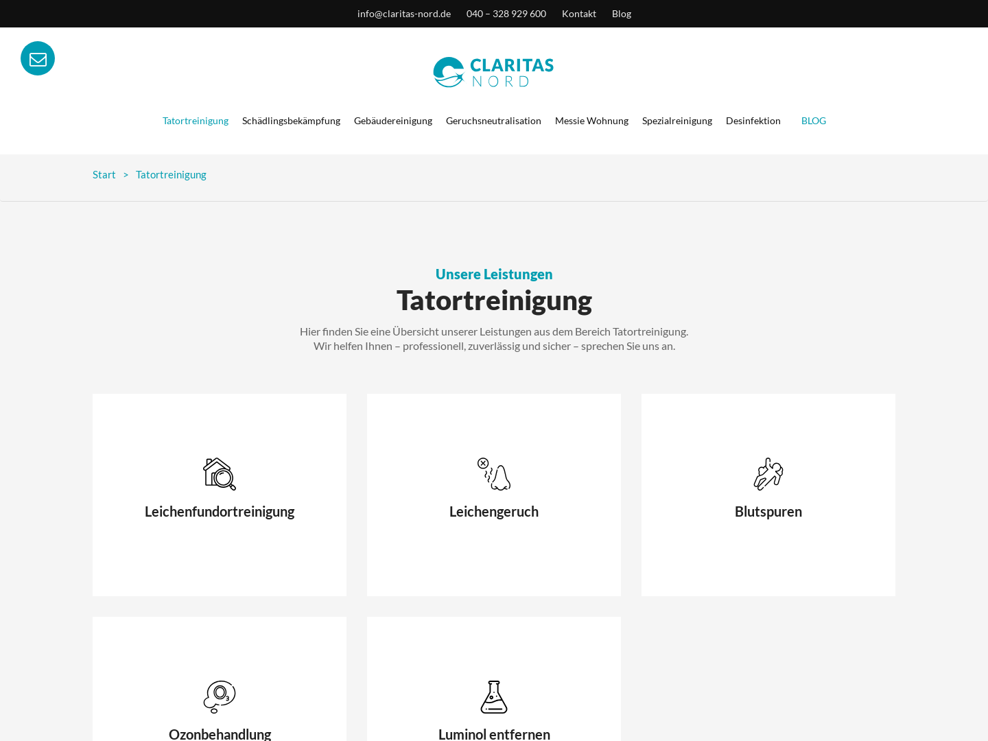 Tatort Reinigung, Gebäudereinigung, Glasreinigung in Flensburg