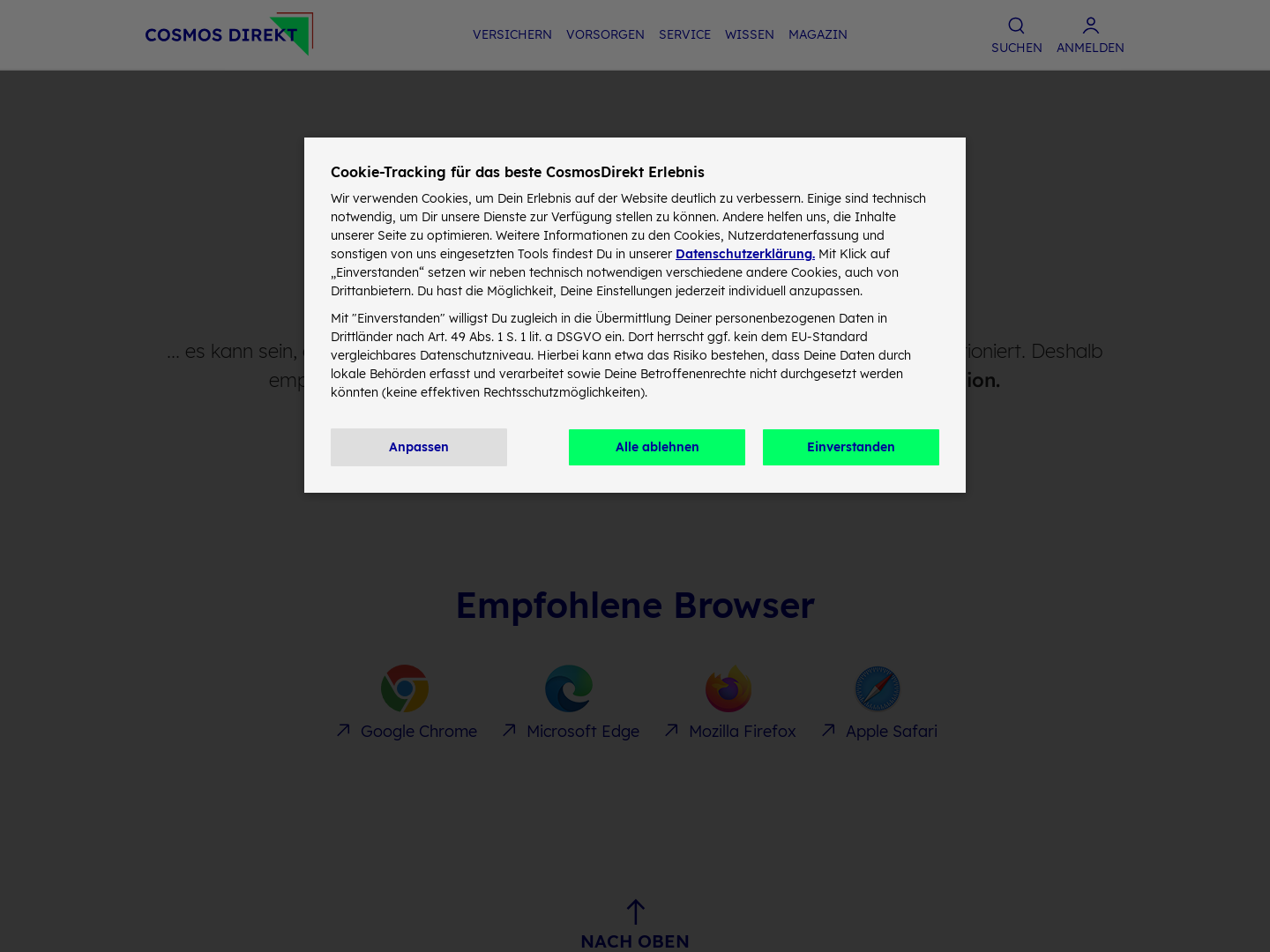 Cosmos Direkt Versicherungen