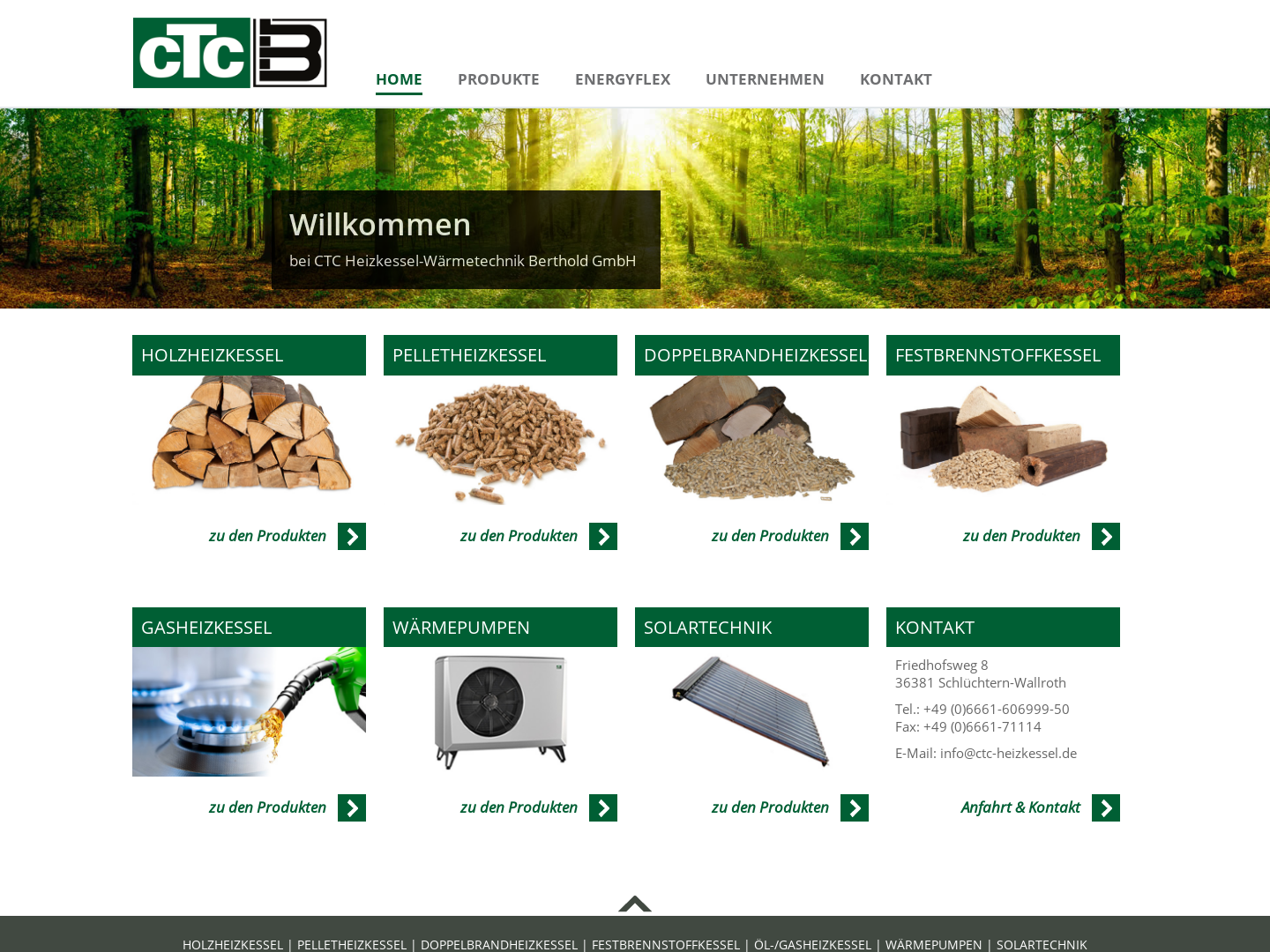 CTC Heizkessel - Wärmetechnik K. Berthold