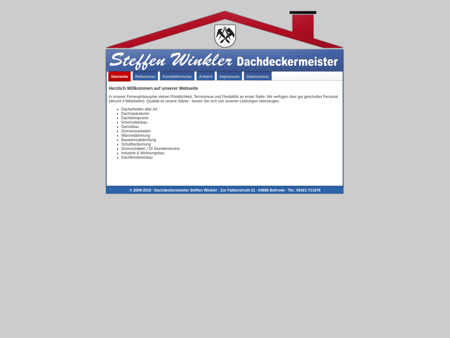 Dachdeckermeister Steffen Winkler