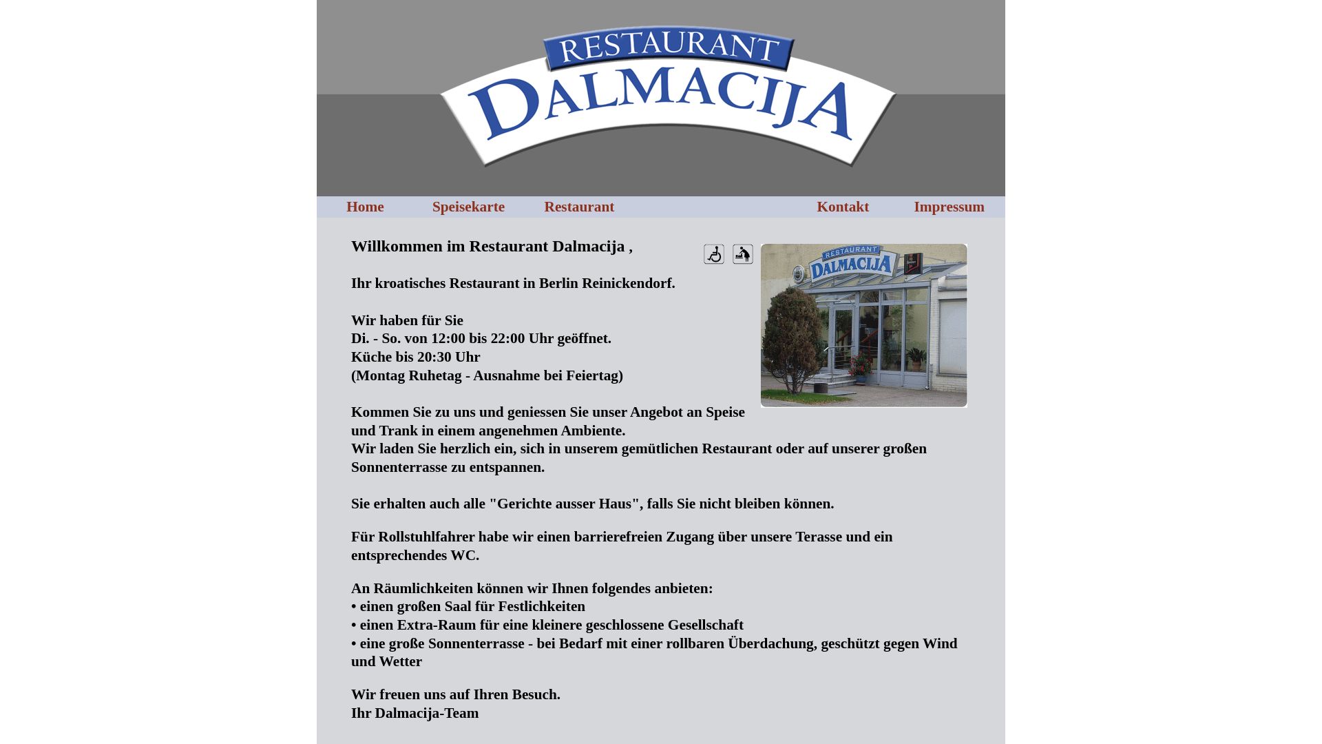 Restaurant Dalmatia - Omrcen GbR