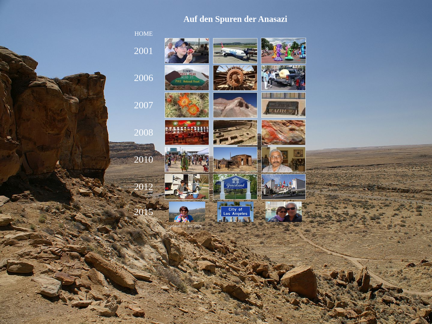 Auf den Spuren der Anasazi 2006 - 2008