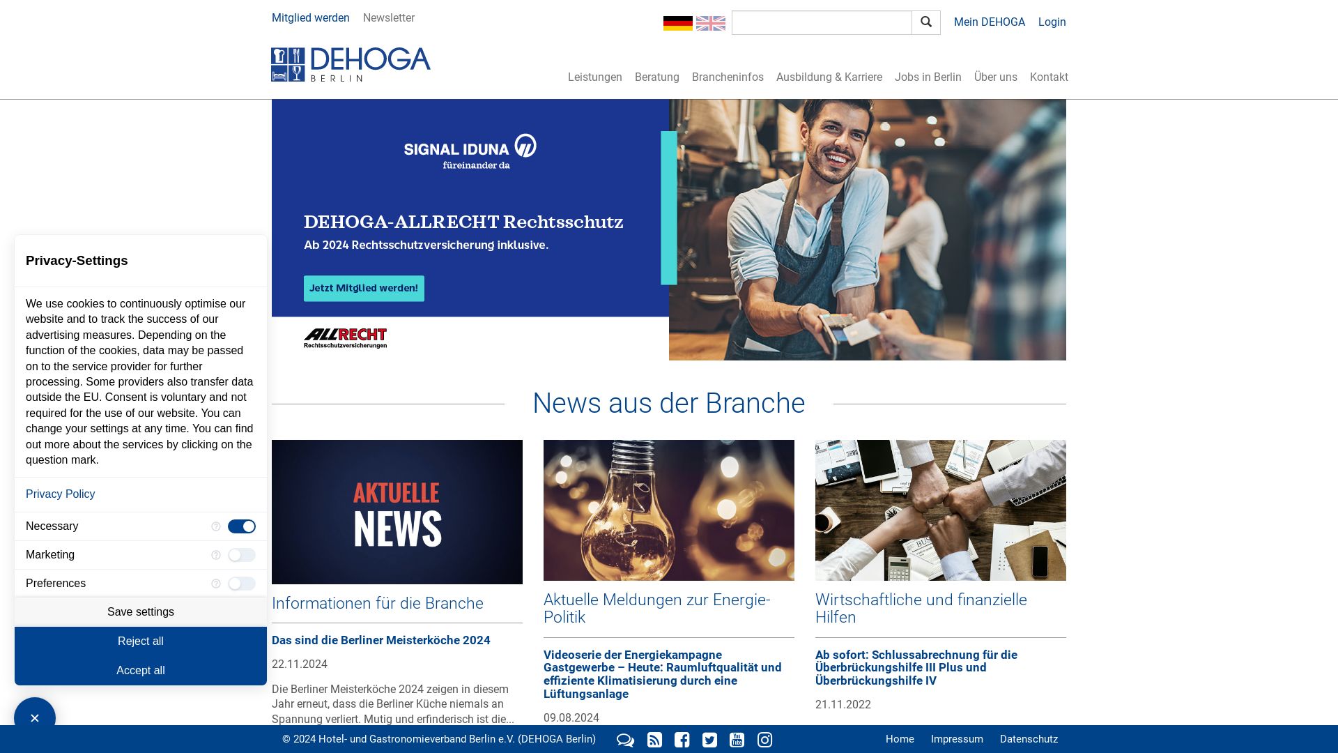 Hotel- und Gaststättenverband Berlin und Umgebung e.V.