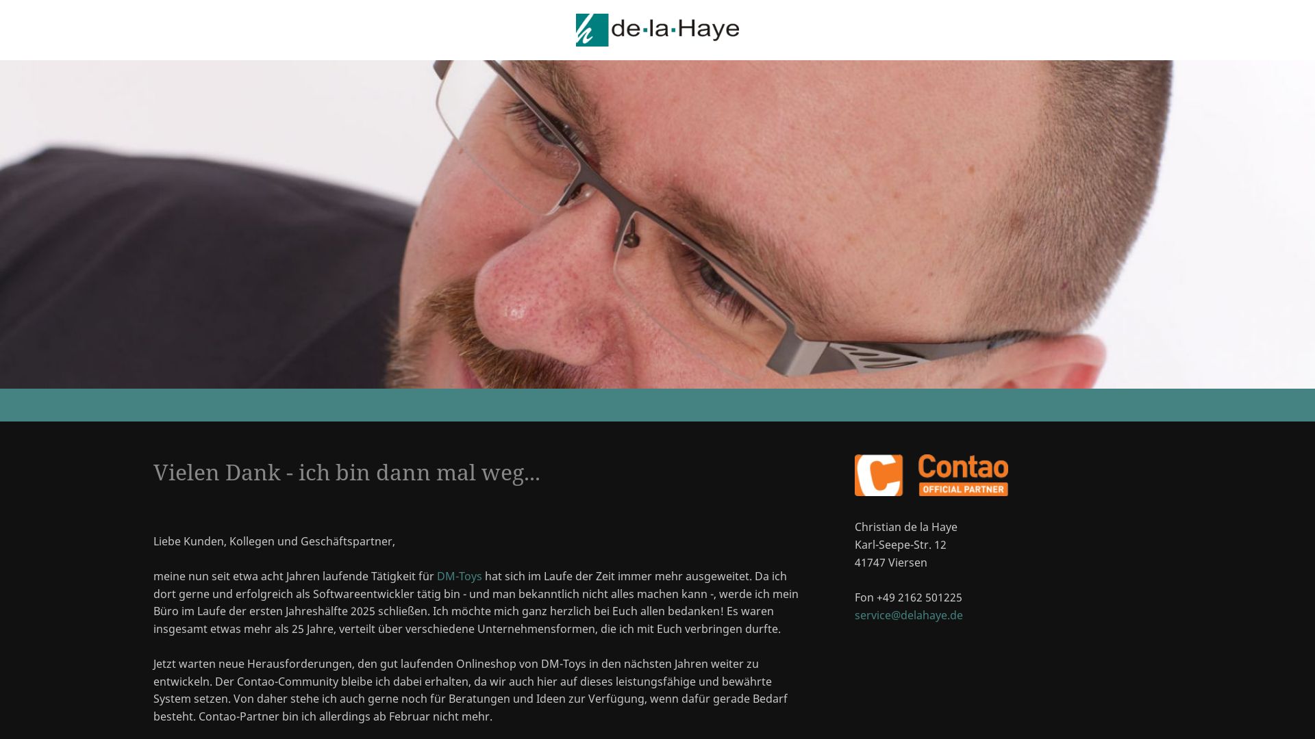 De la Haye Kommunikationsdesign, Christian de la Haye