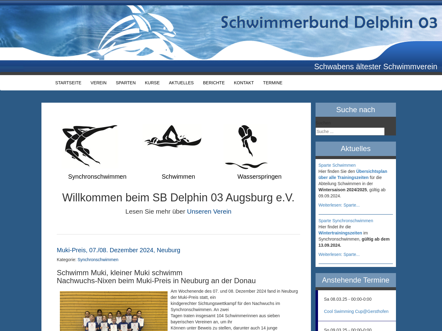 Schwimmerbund Delphin 03 Augsburg e. V.