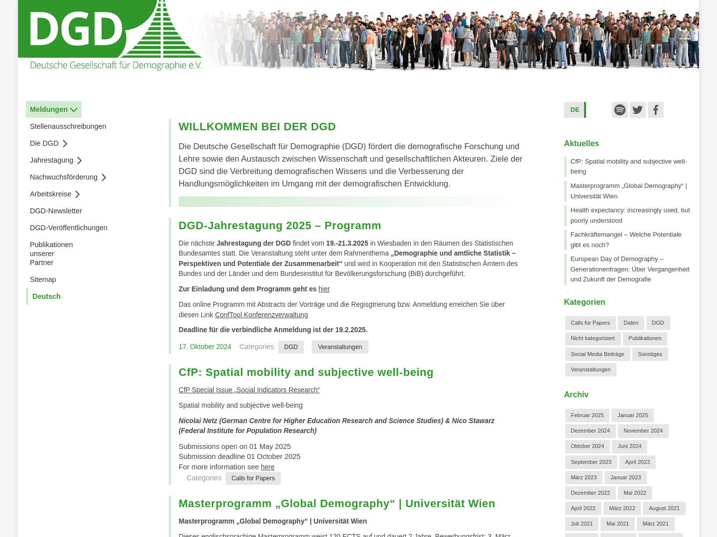 Deutsche Gesellschaft für Demographie e.V.