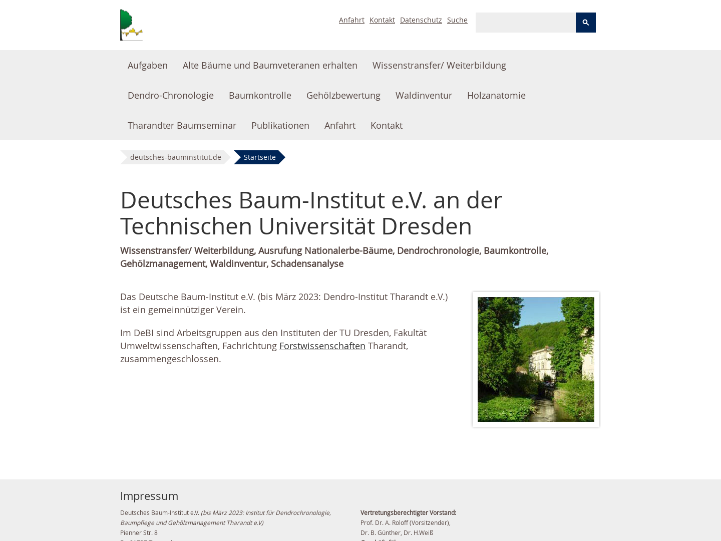 Institut für Dendrochronologie, Baumpflege und Gehölzmanagement Tharandt e.V.