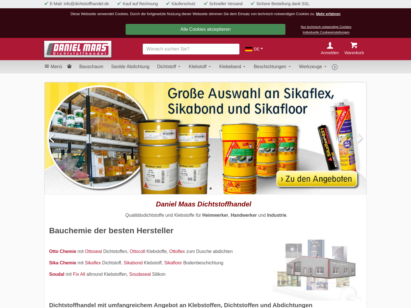 Daniel Maas Dichtstoffhandel & Co.