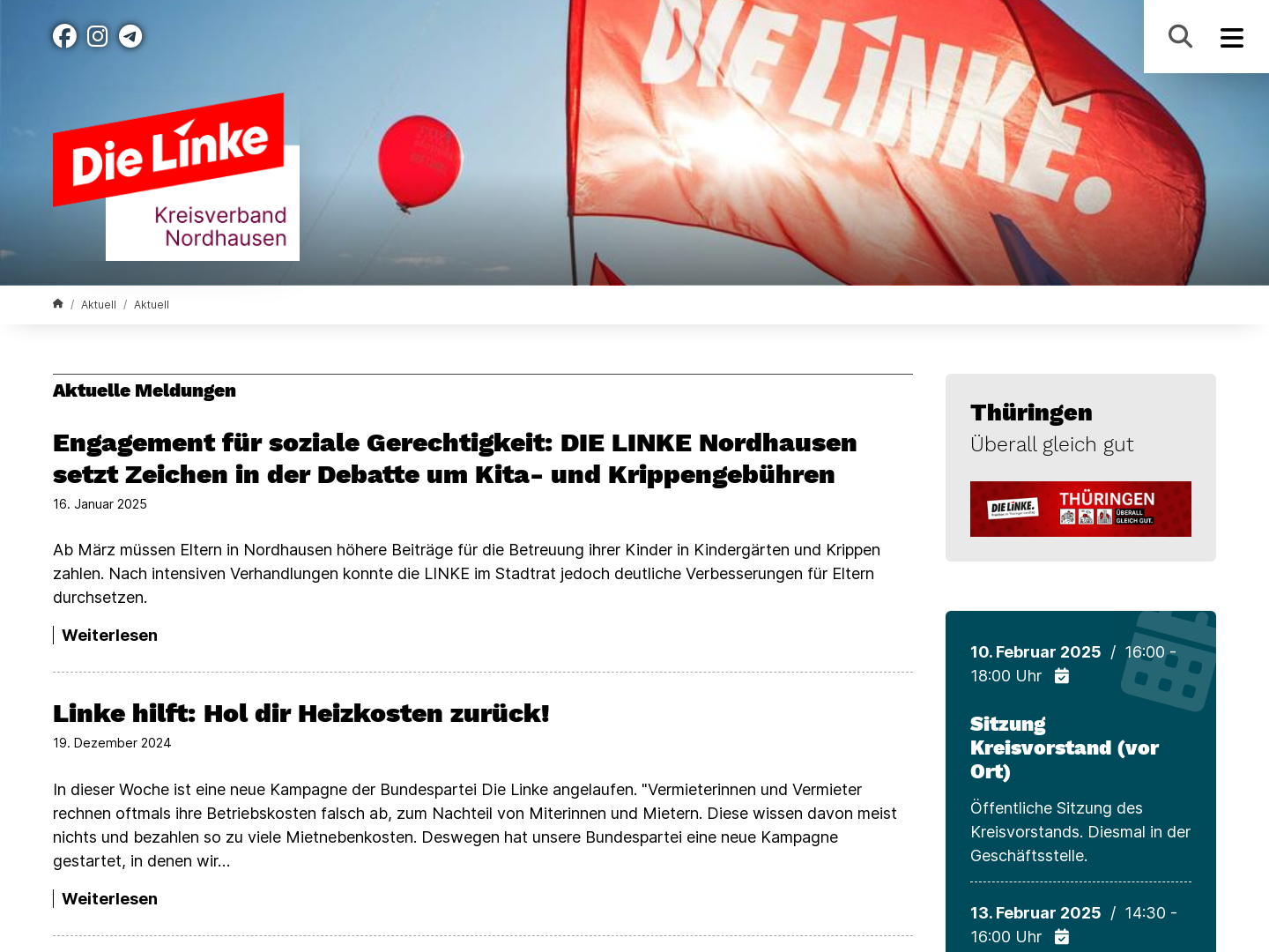 Die Linke. Kreisverband Nordhausen