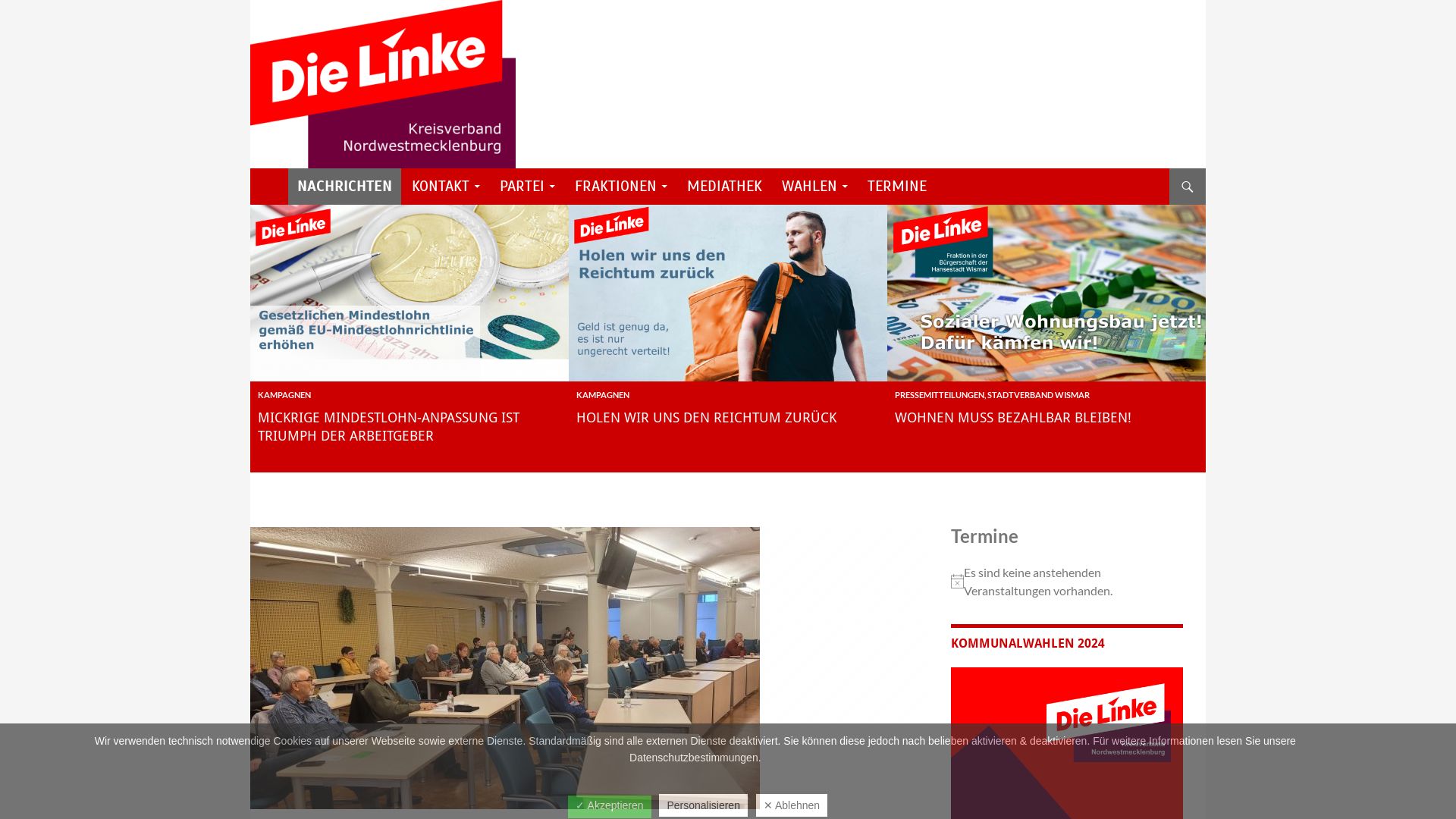Die Linke. Nordwestmecklenburg und Wismar
