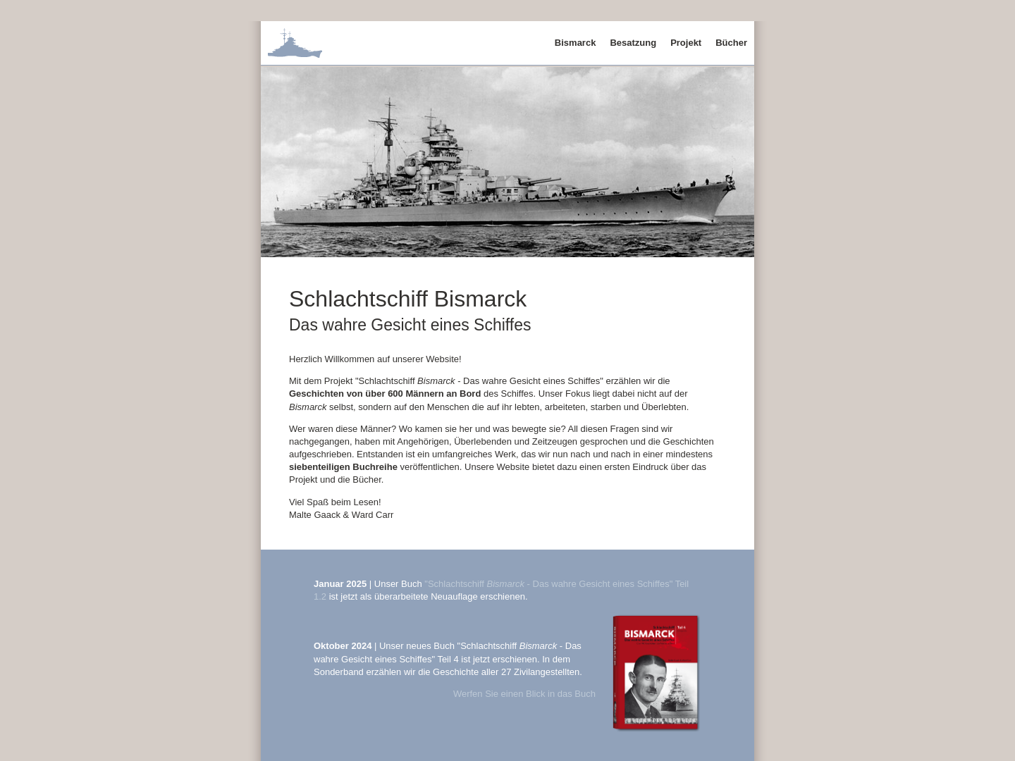 Schlachtschiff Bismarck - Das wahre Gesicht eines Schiffes