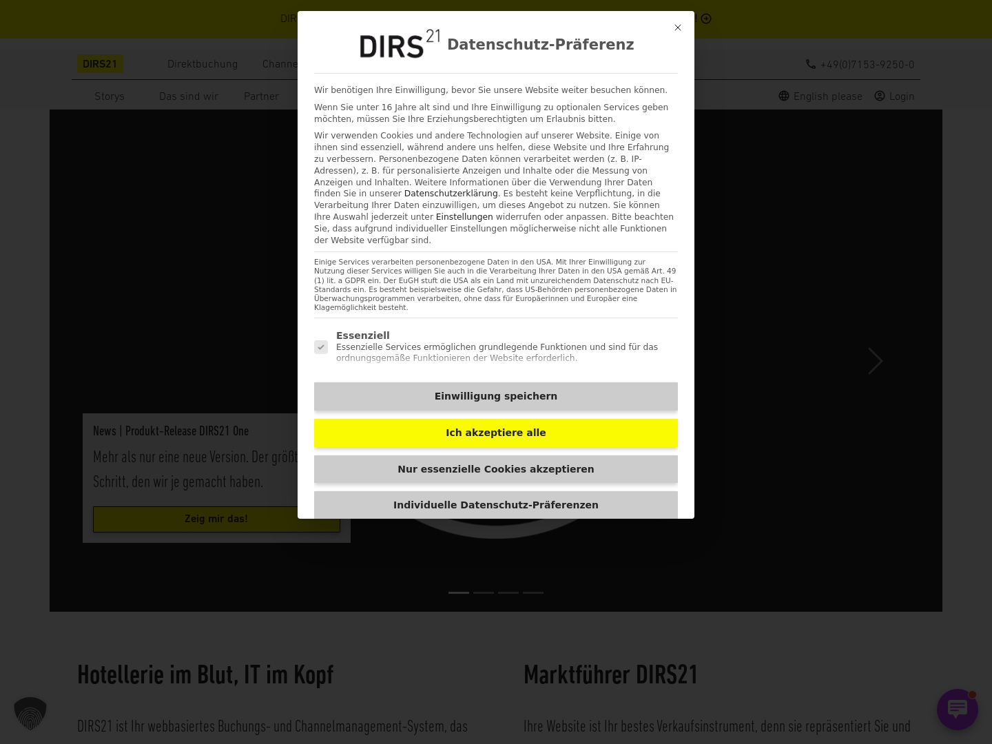 Touronline AG, DIRS21