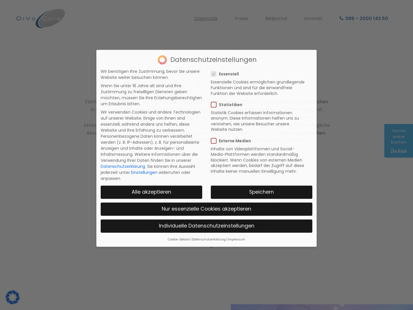 Radiologische Praxis – DiVoCare, Dr. med. C. Hutterer, Dr. Dr. med. Richard Westhaus