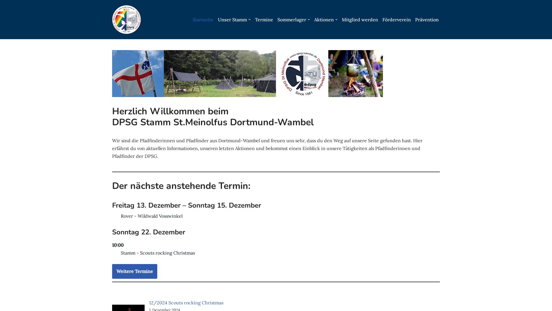 Deutsche Pfadfinderschaft Sankt Georg (DPSG) - Stamm Sankt Meinolfus