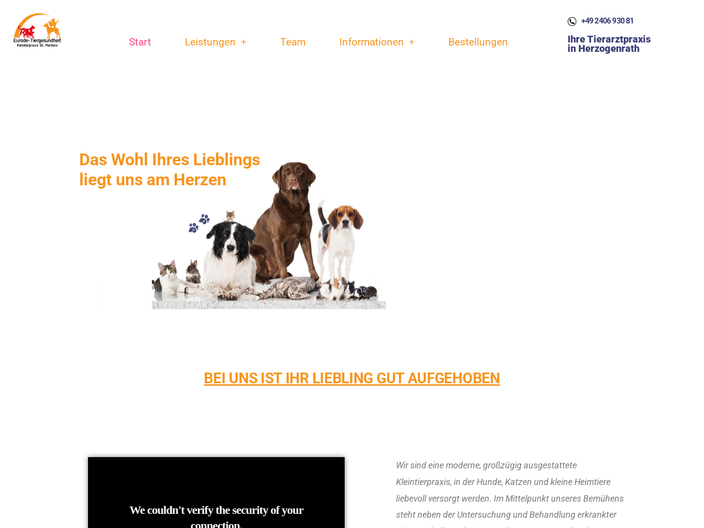 Dr. Heribert Mertens, Prakt. Tierarzt