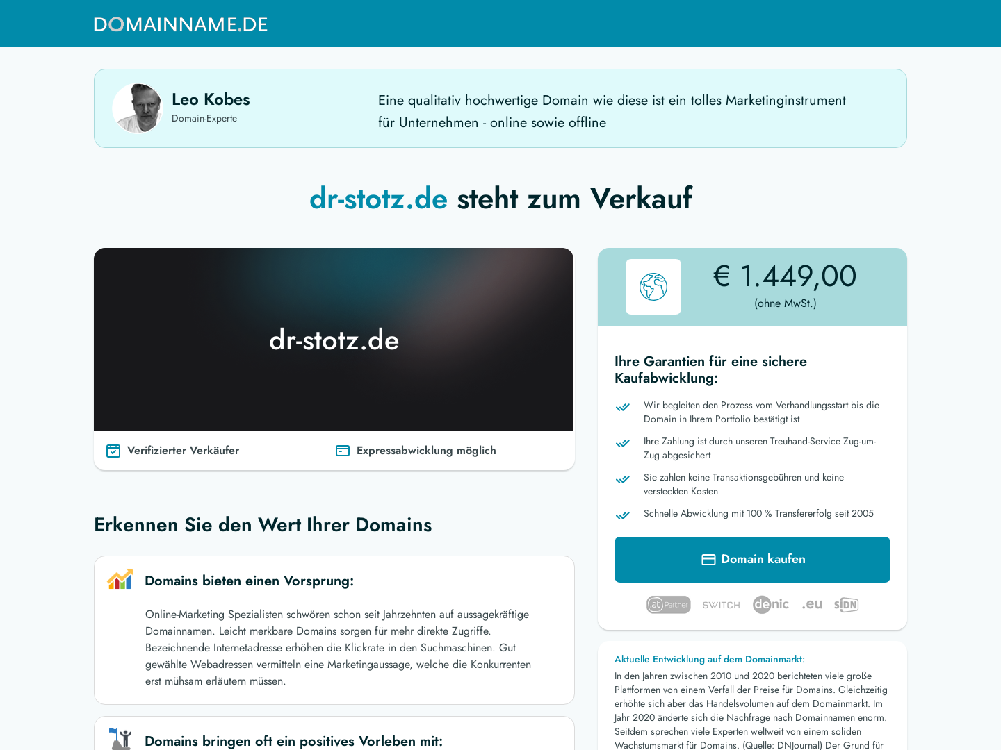 Dr. Martin Stotz