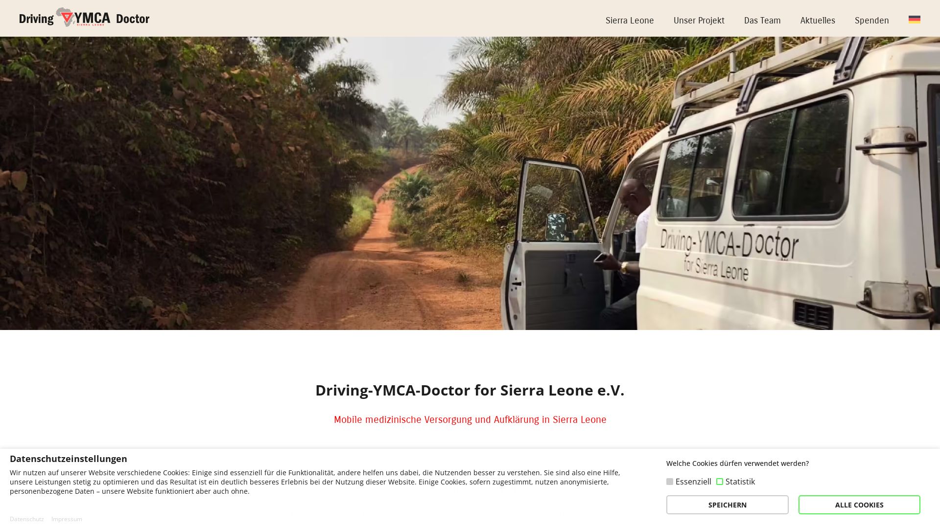 Driving YMCA Doctor for Sierra Leone