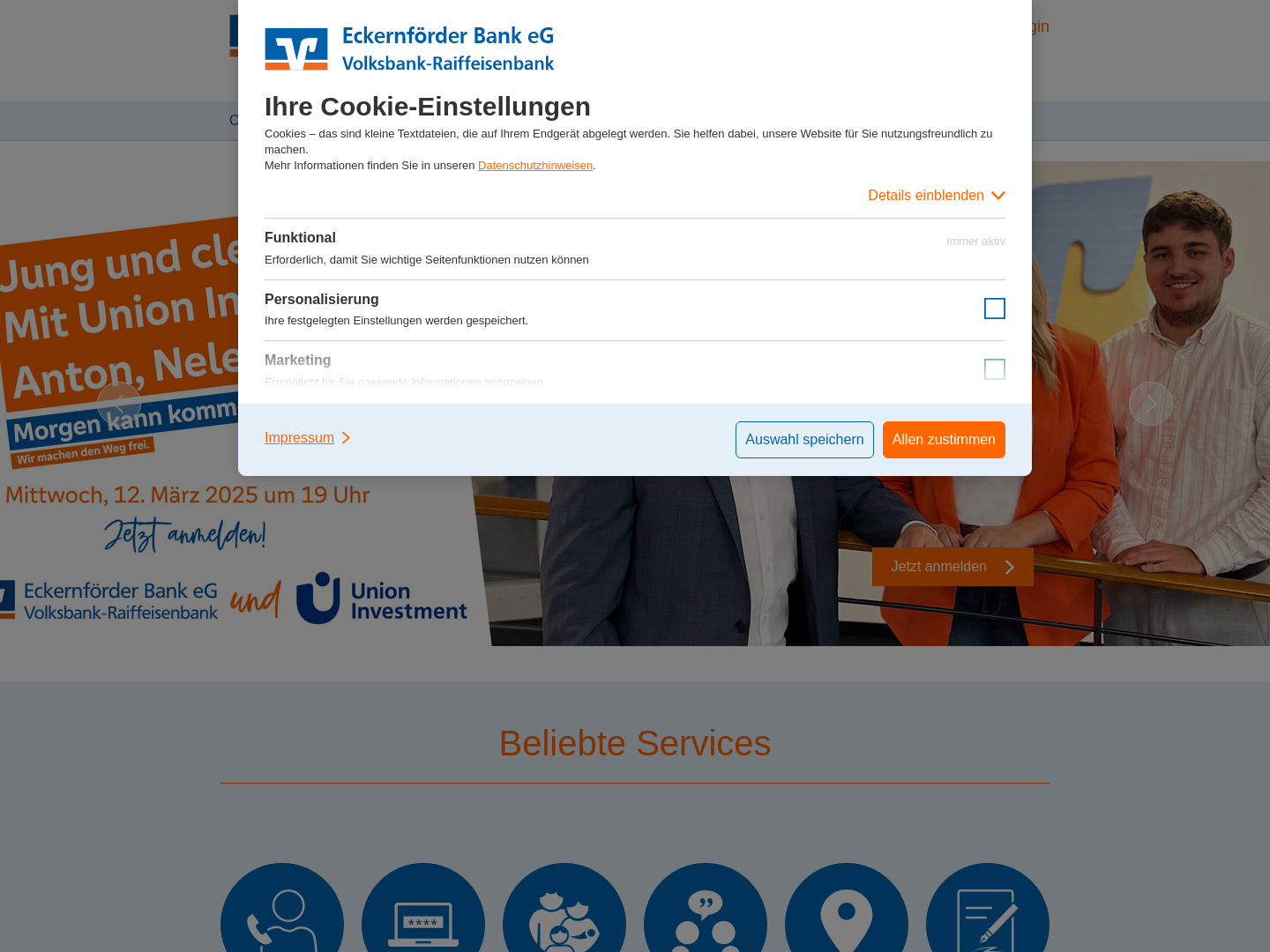 Eckernförder Bank eG - Volksbank-Raiffeisenbank