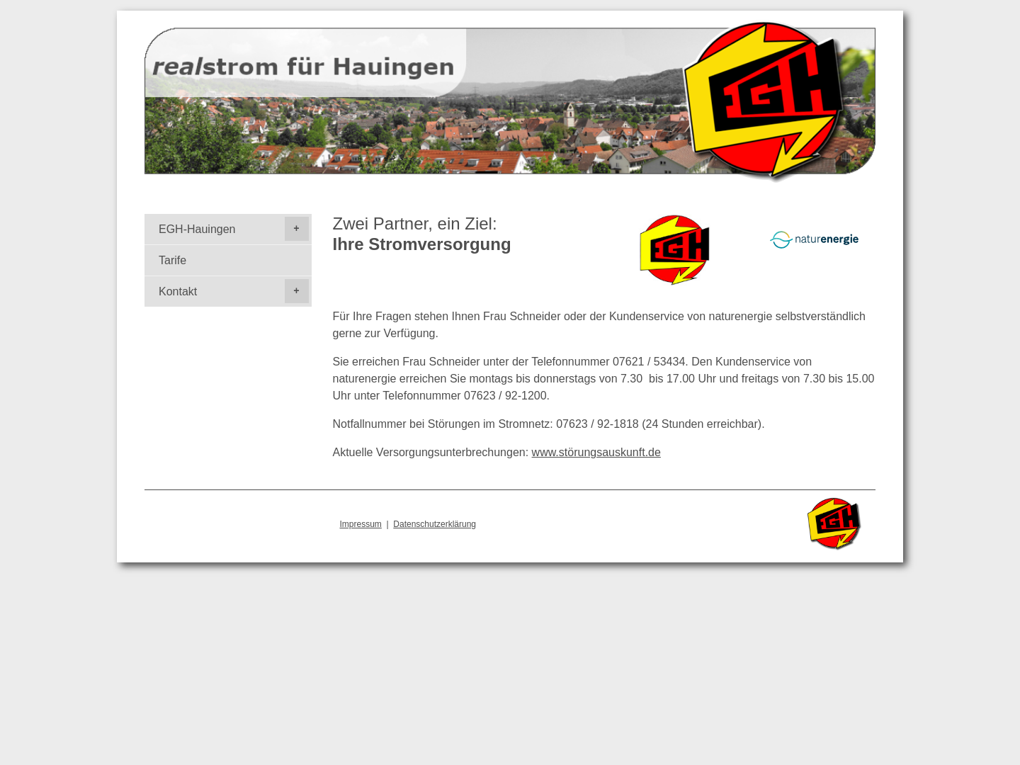 EGH Elektrizitäts-Genossenschaft Hauingen e.G.