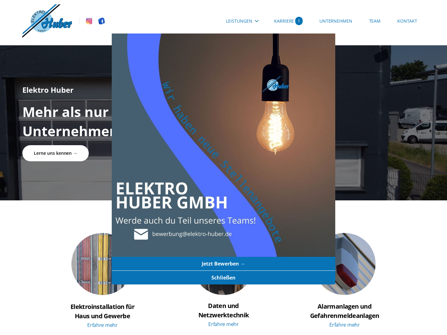 Elektro Huber Fernmelde-Sicherheitstechnik
