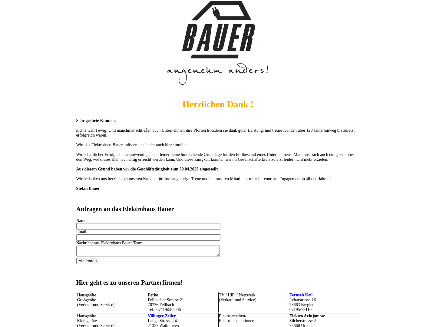 Elektrohaus Bauer