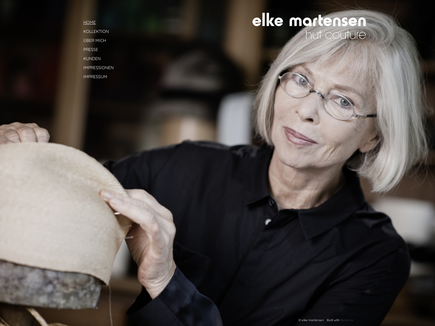 Hutmacherin Elke Martensen