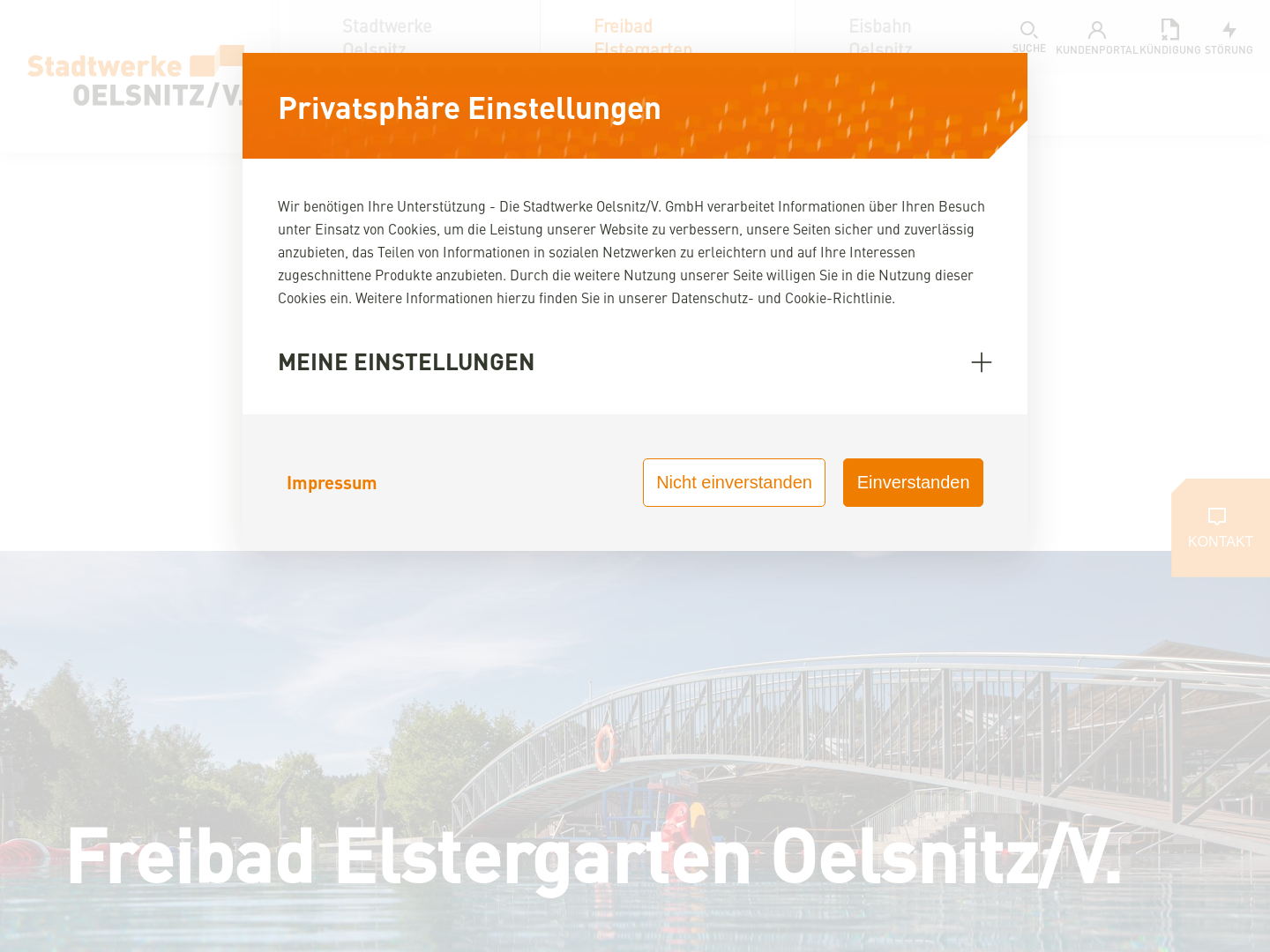 Freibad Elstergarten - Stadtwerke Oelsnitz im Vogtland GmbH