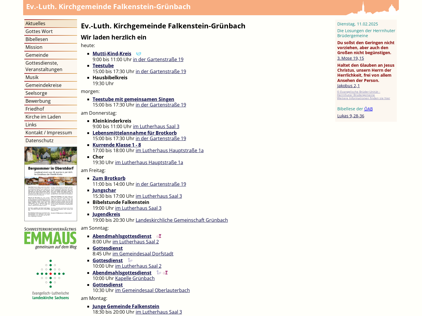 Ev.-Luth. Kirchgemeinde Falkenstein/Vogtl.