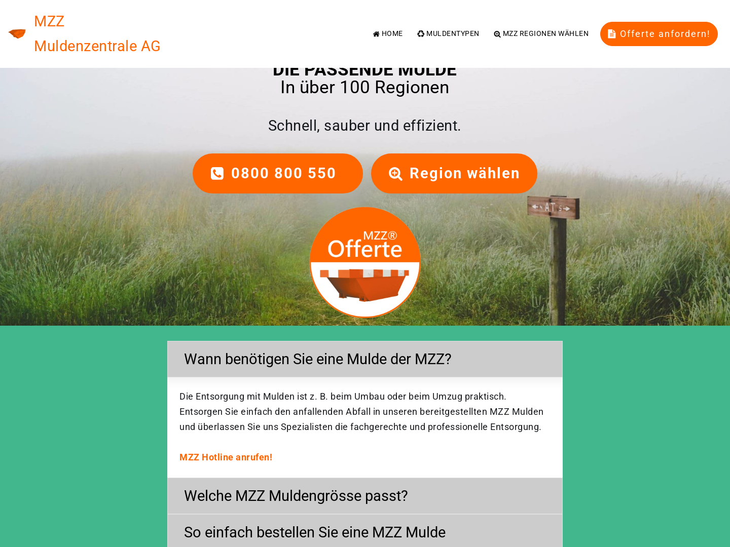 Entsorger- und Mulden-Verzeichnis