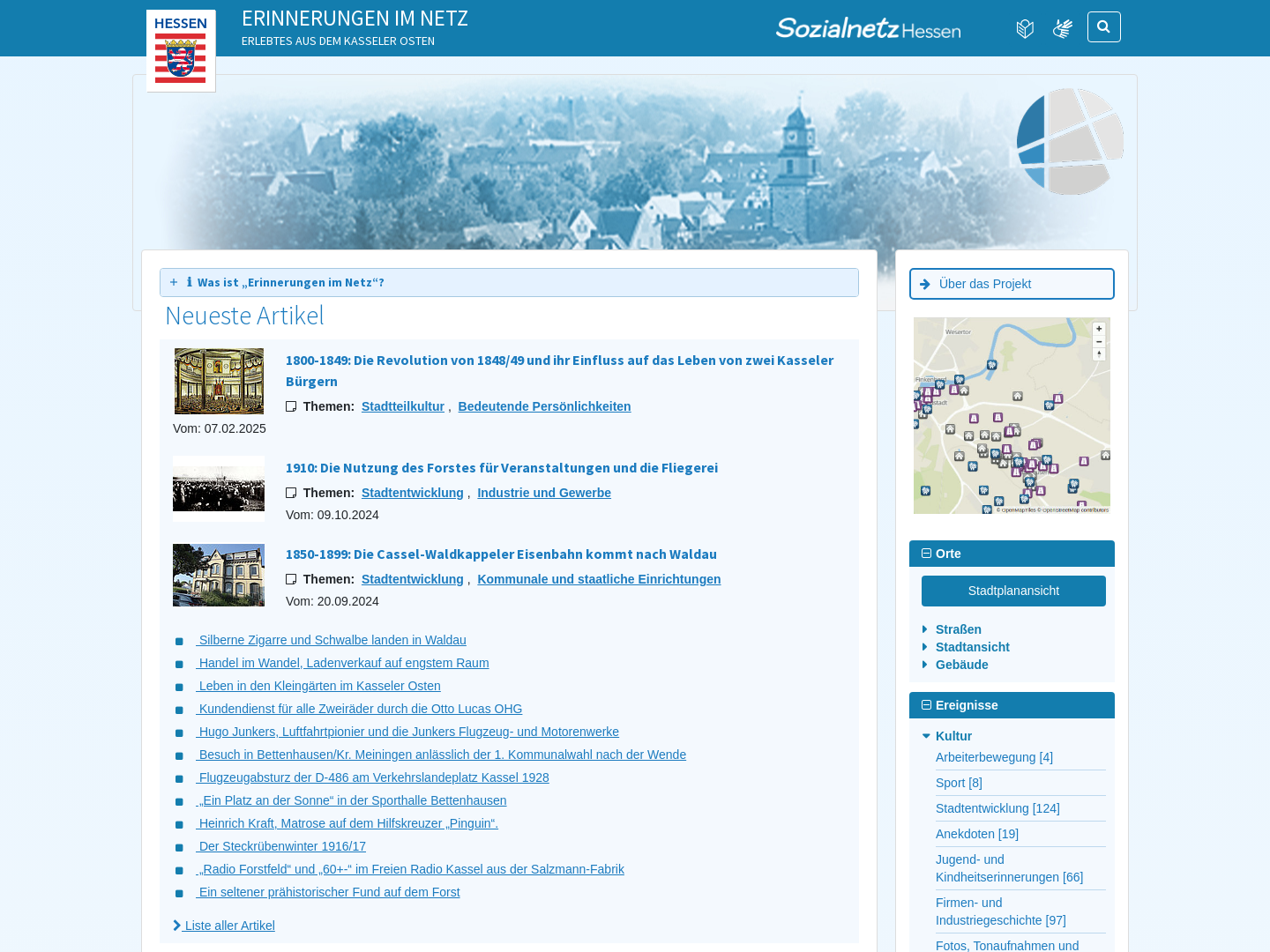 Erinnerungen im Netz