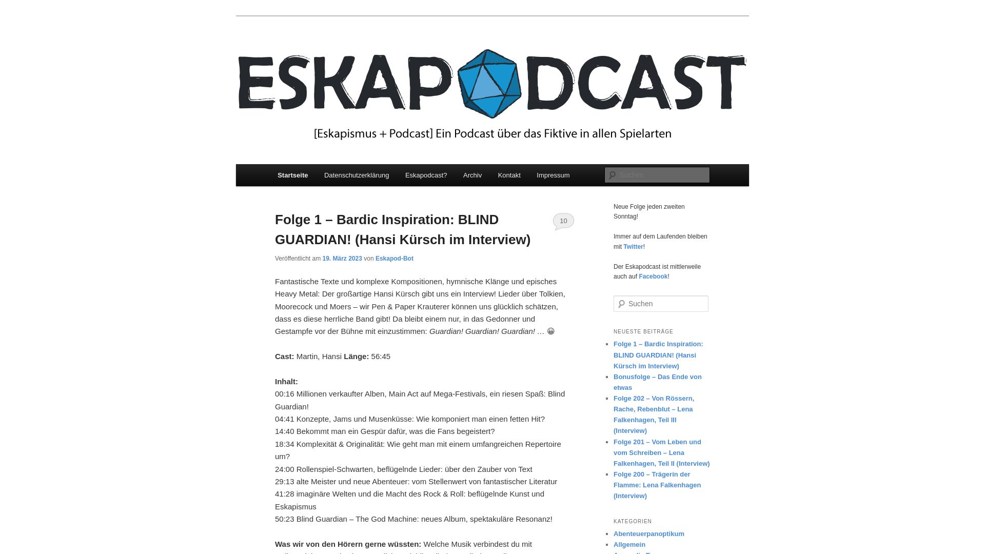Der Eskapodcast