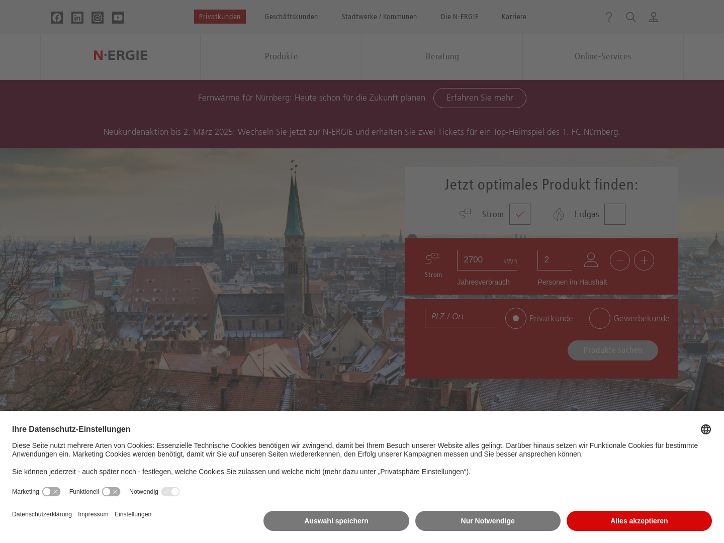 EWAG Energie- und Wasserversorgung AG, Nürnberg